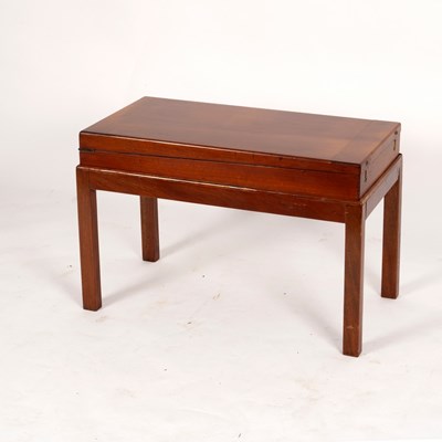 Lot 593 - A 19th Century mahogany bagatelle table in a...