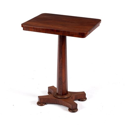 Lot 627 - A Victorian rosewood table on an octagonal...