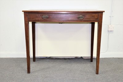 Lot 632 - A 19th Century inlaid side table with single...