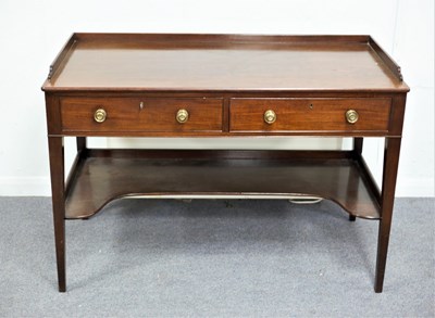 Lot 641 - A 19th Century mahogany dressing table with...