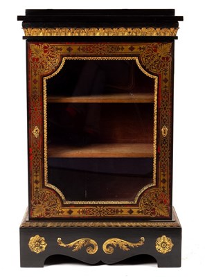 Lot 651 - A 19th Century gilt metal mounted and ebonised...