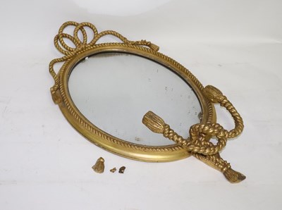 Lot 706 - A 19th Century gilt framed girandole, the...