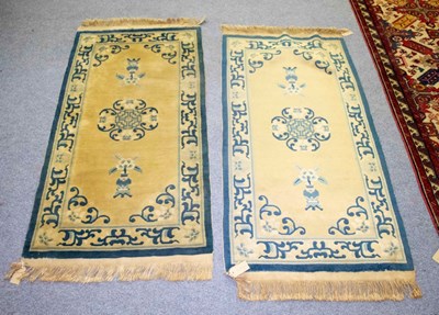 Lot 771 - A near pair of Chinese Ningxia rugs, each...