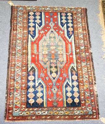 Lot 781 - A Mazlaghan rug, Hamadan, West Persia, 118cm x...