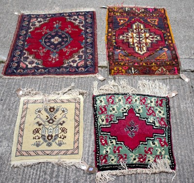 Lot 782 - A collection of small rugs comprising, a West...