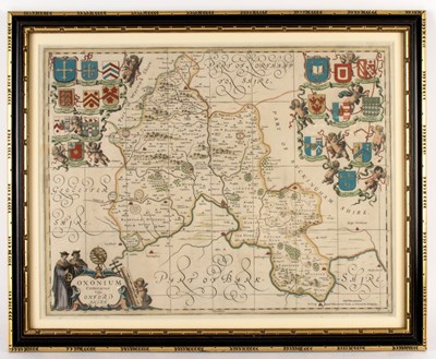 Lot 830 - Jan Jansson (1588-1664)/Oxonium Comitatus...