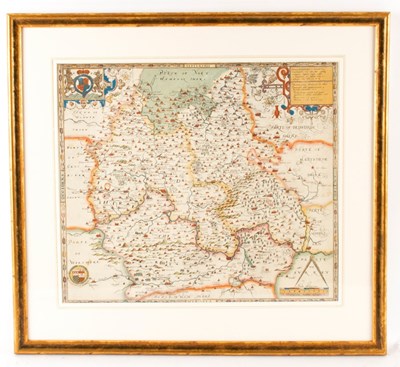 Lot 831 - Christopher Saxton (1540-1610)/Oxfordshire,...