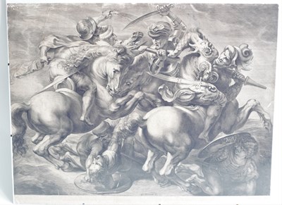 Lot 895 - Gérard Edelinck (Flemish 1640-1707)/The Battle...