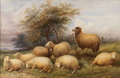 Lot 921 - After T S Cooper/Sheep in a Pastoral...