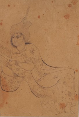 Lot 951 - 19th Century Indian School/Reclining Figure,...