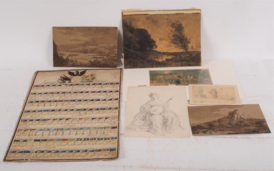 Lot 957 - An interesting group of watercolours to...