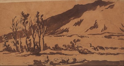 Lot 960 - Late 17th Century Italian School/Landscape/pen...