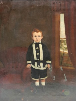 Lot 995 - Mid 19th Century Naive School/Young Boy...