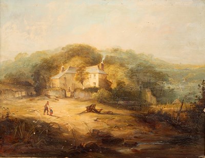 Lot 1002 - 19th Century English School/Landscape with...