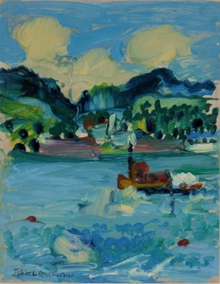 Lot 1017 - Ishbel McWhirter (British, born 1927)/Boat by...