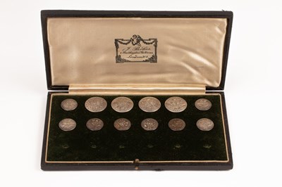 Lot 69 - A set of twelve George III silver buttons,...