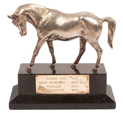 Lot 91 - A silver horse trophy, Edward Barnard & Sons...
