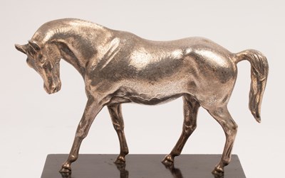 Lot 91 - A silver horse trophy, Edward Barnard & Sons...