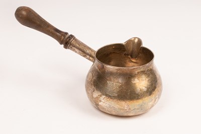 Lot 121 - A George II silver brandy warmer, possibly...