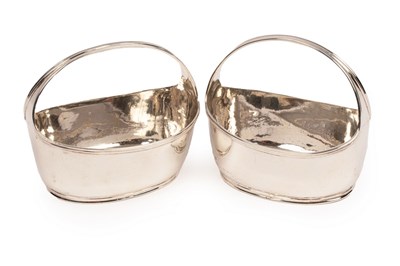 Lot 190 - A pair of George III silver bonbon dishes,...