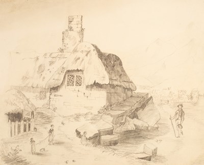 Lot 259 - Frances Strickland (1803-1888)/Castle Ruins,...