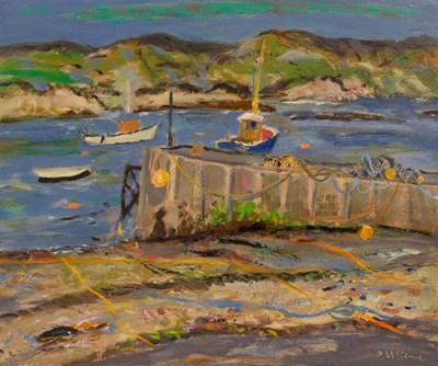 Lot 332 - David McClure (1926-1998)/The Jetty, Little...