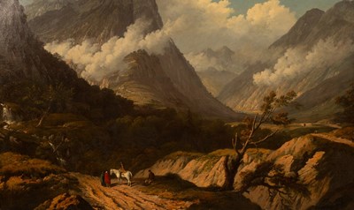 Lot 342 - John Knox (1778-1845)/Glencoe/oil on canvas,...