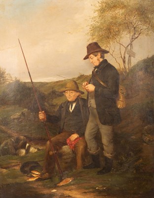 Lot 360 - 19th Century English School/Two Anglers from...