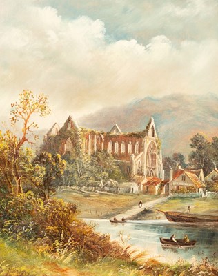 Lot 373 - Henry Harris (1852-1926)/Tintern Abbey/signed,...