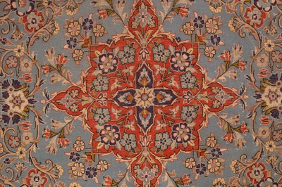 Lot 703 - An Isfahan rug of unusual square size