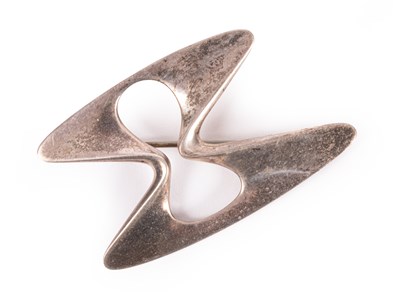 Lot 197 - A Georg Jensen silver brooch