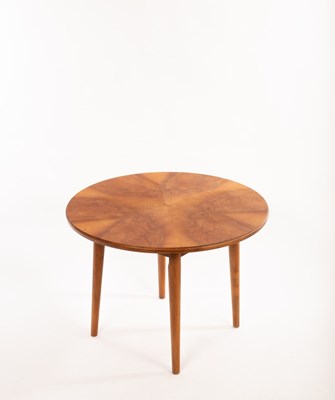 Lot 33 - A 20th Century starburst coffee table, the...