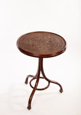 Lot 59 - A Jacob & Josef Kohn bentwood occasional table...