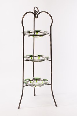 Lot 62 - An Art Nouveau cake stand in the manner of...