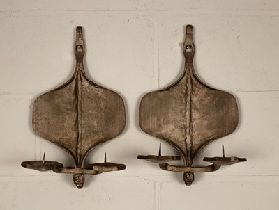 Lot 68 - Alan Evans (1952-2023), a pair of forged steel...