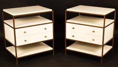 Lot 85 - Julian Chichester, a pair of Bay bedside...