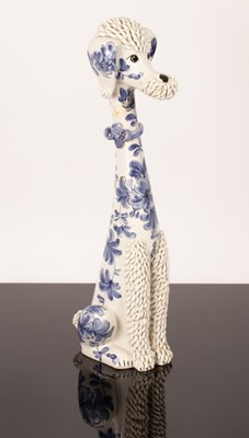 Lot 121 - An Italian ceramic spaghetti poodle, of...