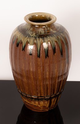 Lot 132 - Mike Dodd (born 1943), a stoneware vase, with...