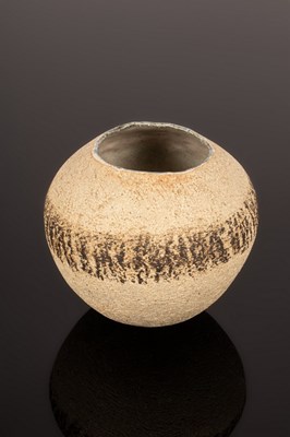 Lot 162 - Betty Blandino (1927-2011), a stoneware pot of...