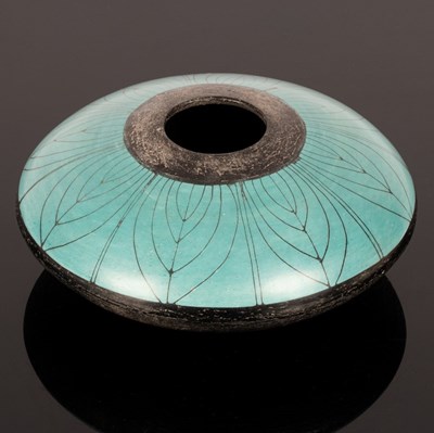 Lot 183 - Ashraf Hanna (born 1967), a flattened pot, the...