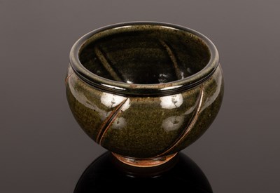 Lot 204 - Nick Rees (born 1941), a stoneware bowl for...