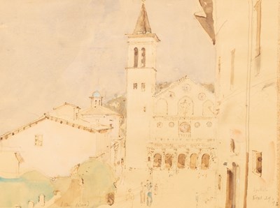 Lot 347 - John Ward (1917-2007)/Spoleto, Italy/signed,...