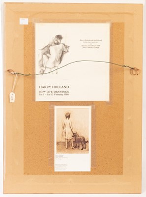 Lot 356 - Harry Holland (born 1941)/Study of a Seated...