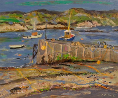 Lot 378 - David McClure (1926-1998)/The Jetty, Little...