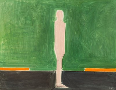 Lot 407 - Peter Kinley (1926-1988)/Figure in Green...