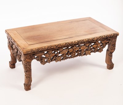 Lot 553 - A Chinese table, 19th/20th Century, possibly...