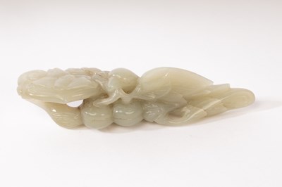 Lot 579 - A jade carved paperweight in the form of...