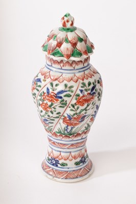 Lot 585 - A Chinese famille vert vase, Jituiping, Kangxi,...