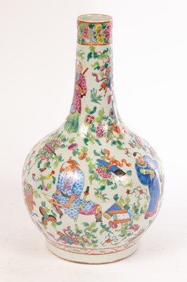 Lot 621 - A Chinese export famille rose vase,...