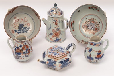 Lot 639 - A Chinese Imari tapering coffee pot and cover,...